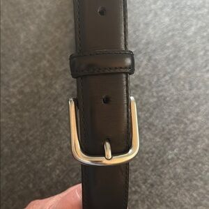 L.L. Bean Genuine Leather Men's Black Belt. Never used. Size 42. Like new!